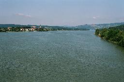 Pohled na Dunaj u Melku